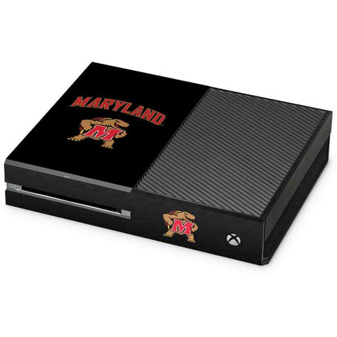 University of Maryland Collegiate Text Xbox One Skins